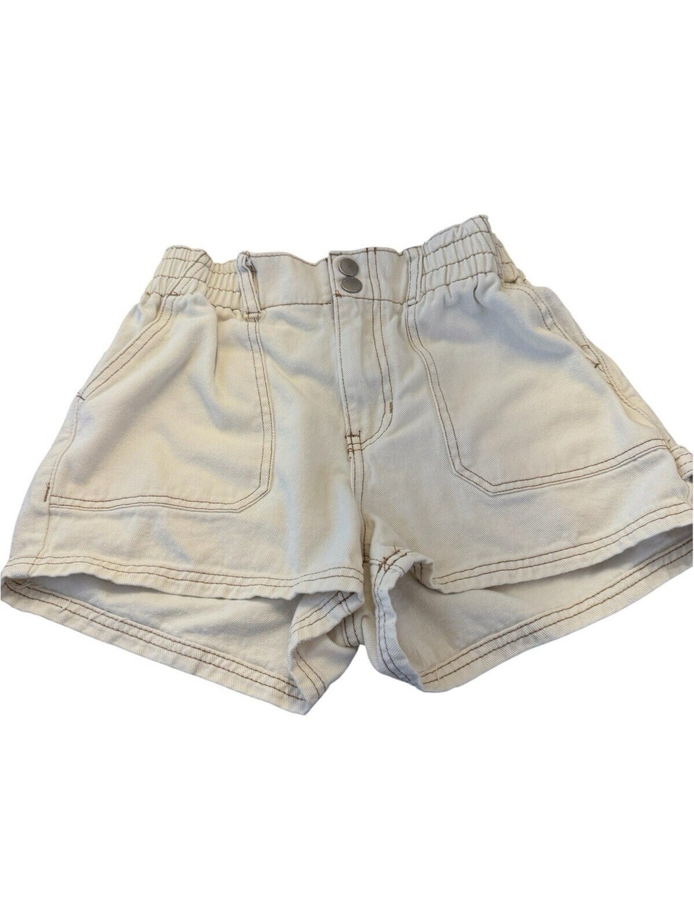 Almost Famous Shorty Shorts Snap Closure Cuffs Size M High Rise